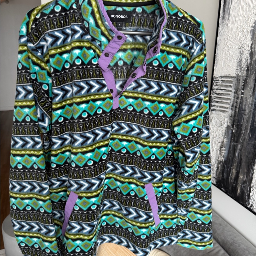 Bonobos Vibrant Geometric Men's Sweatshirt